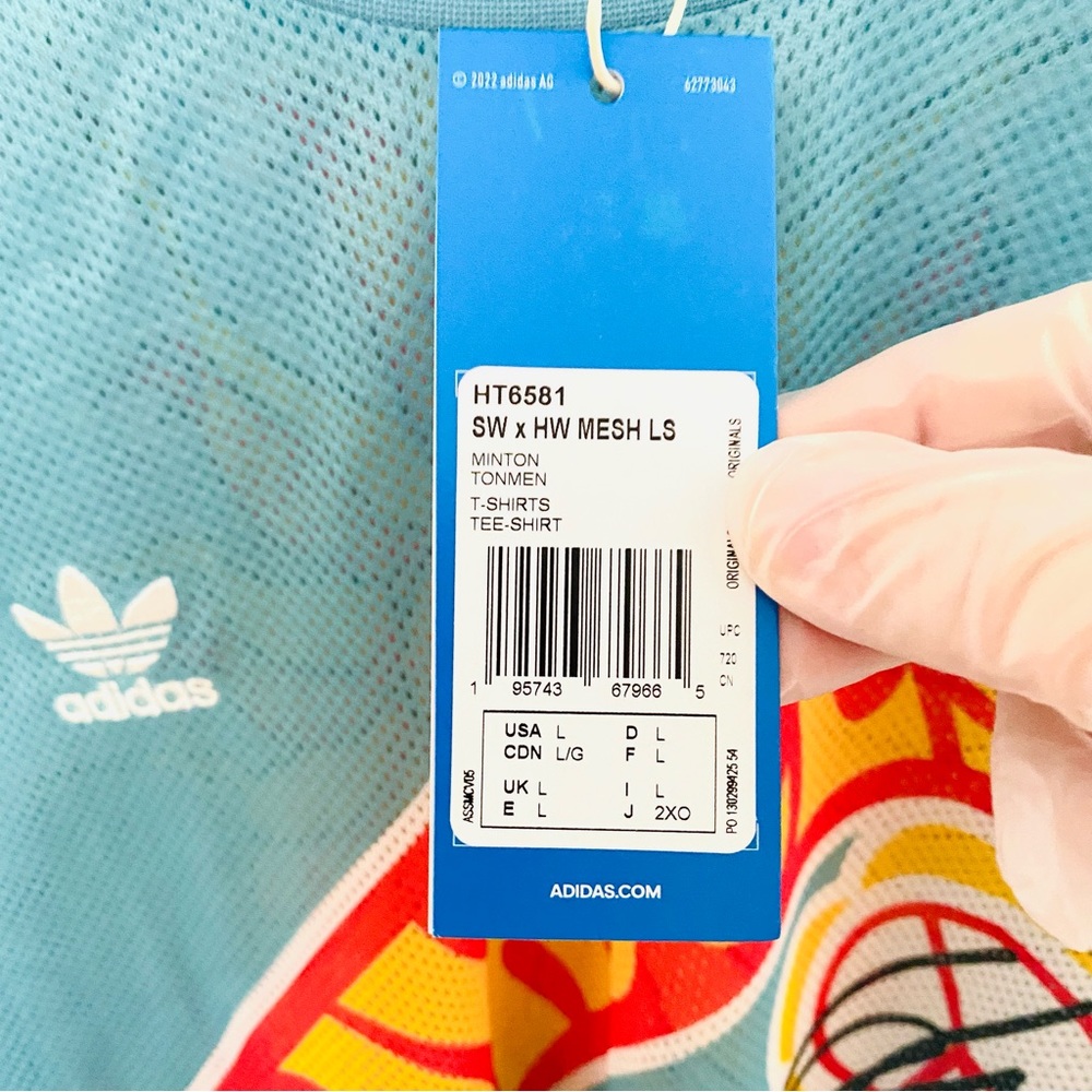 NWT: ADIDAS x Sean Wotherspoon x Hot Wheels Mesh Top Fall 2022 Collection - Picture 9 of 12